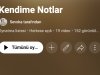 Kendime Notlar..